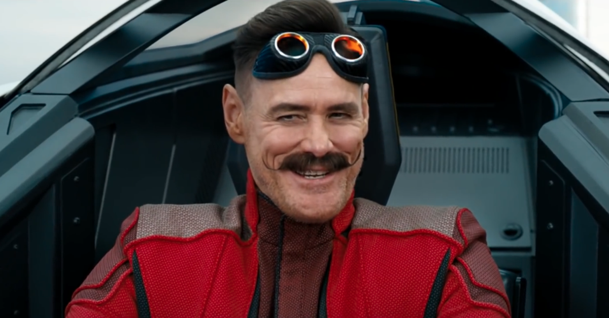 Jim Carrey as Eggman in Sonic The Hedgehog 2