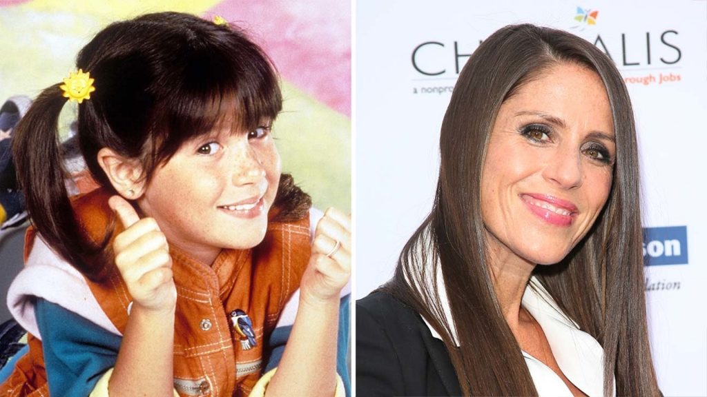 The young and adult Punky in Punky Brewster 