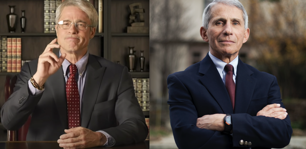 "SNL At Home" Surprised Dr. Anthony Fauci.