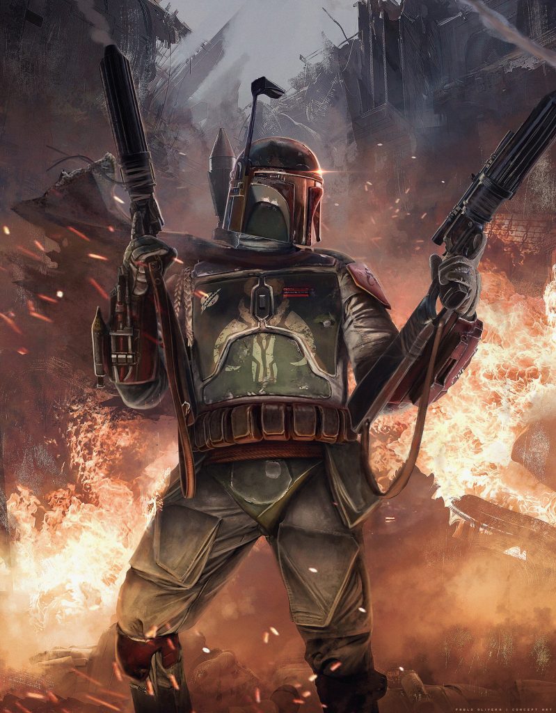 Boba Fett Fan Art Created by Pablo Olivera