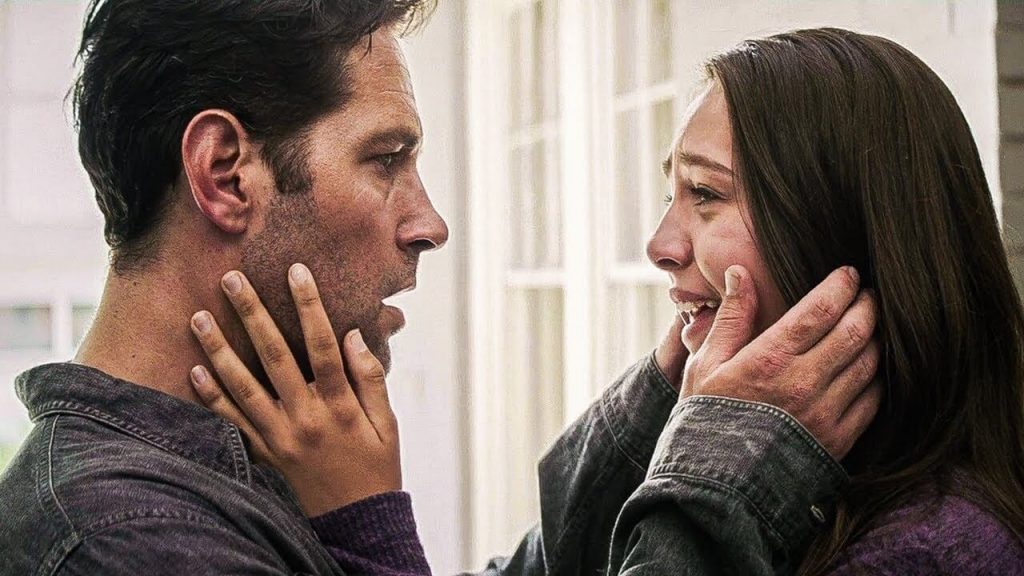 Scott Lang with Cassie Lang in a scene.