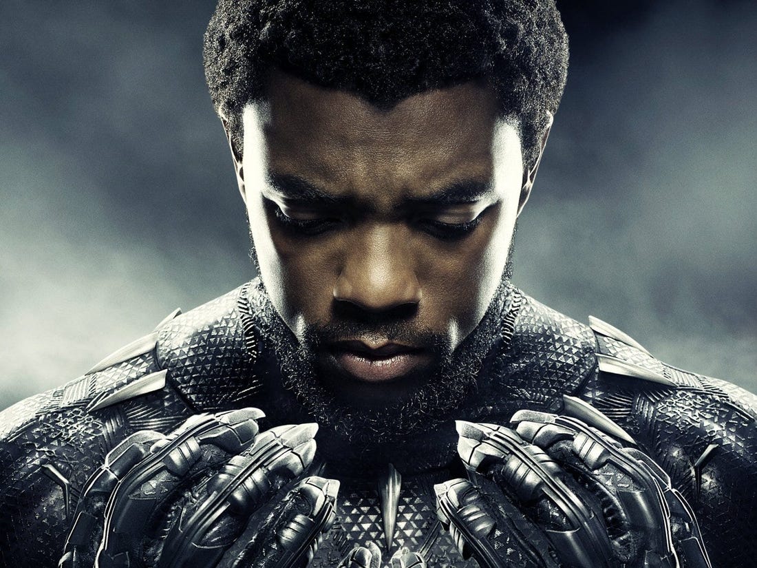 Chadwick Boseman as Black Panther