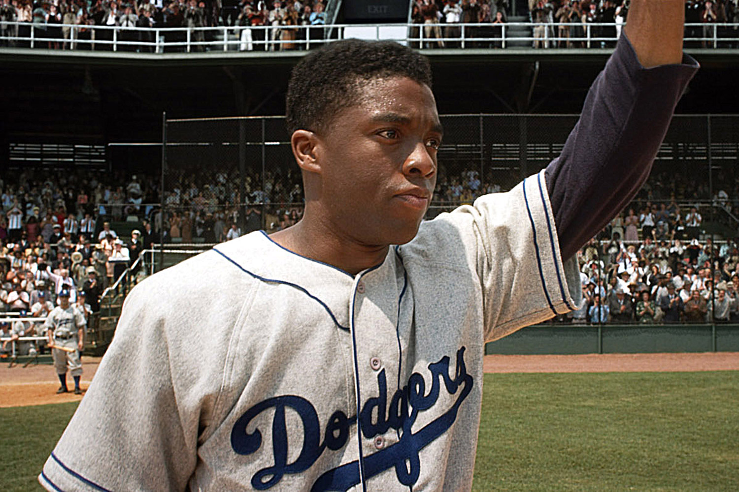 Chadwick Boseman in 42