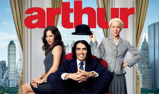 remakes arthur helen mirren russel brand jennifer garner