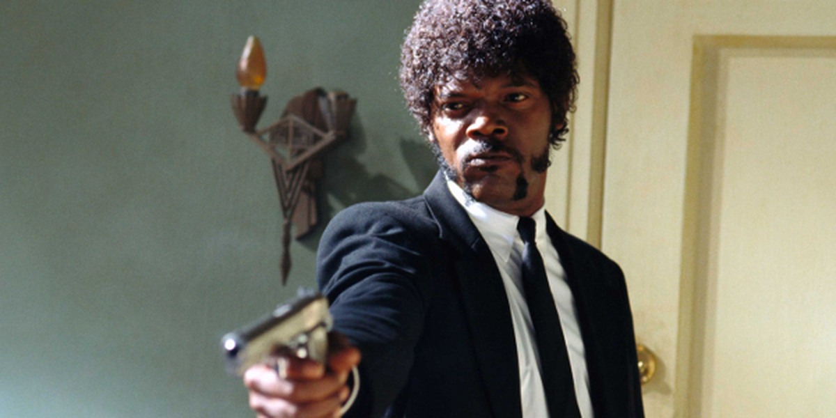 Samuel Jackson in Pulp Fiction