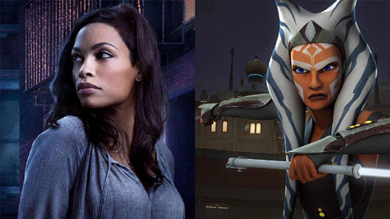 Rosario Dawson as Ahsoka Tano for The Mandalorian