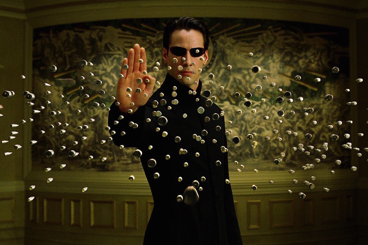 A still from The Matrix Reloaded