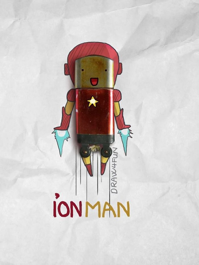 Marvel Characters Recreated From Household Items