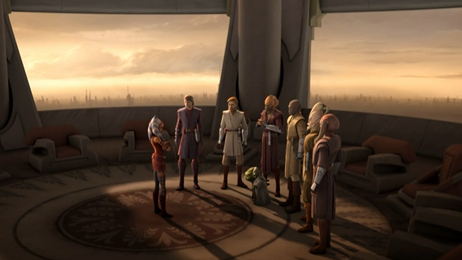 Ahsoka Tano and the Jedi Council