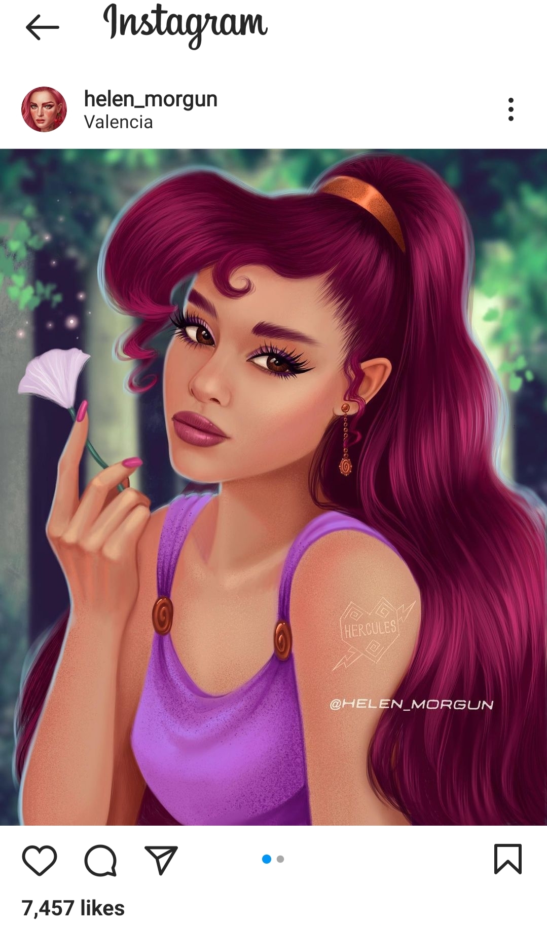 Celebrities drawn as Disney characters