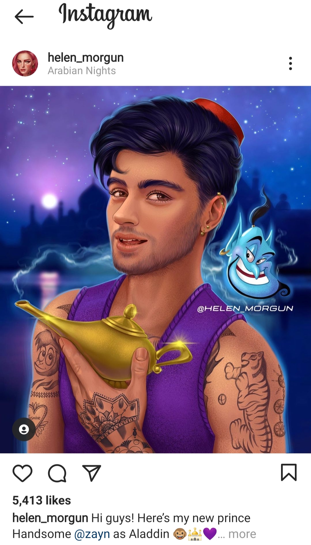 celebrities drawn as Disney characters