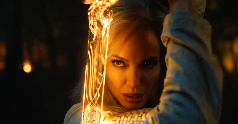 Angelina Jolie as Thena in Marvel's Eternals