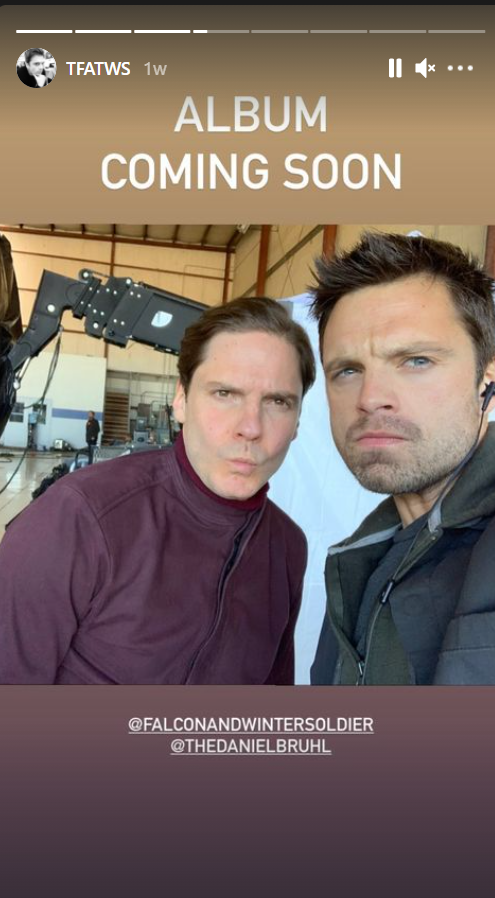 Daniel and Sebastian behind the scene