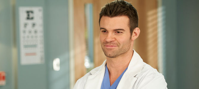 Daniel Gillies as Joel on Saving Hope