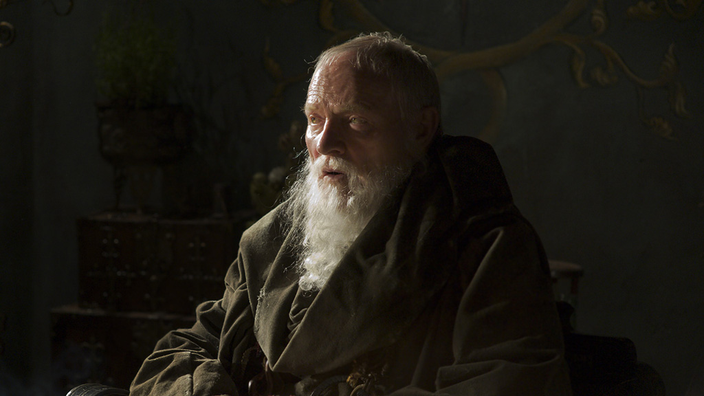 Julian Glover as Grand Maester Pycelle on Game of Thrones