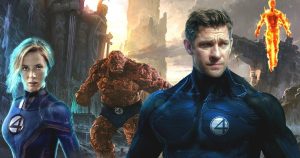 John Krasinski and Emily Blunt Marvel Studios' Fantastic Four