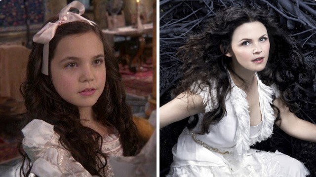  Young Snow White and Grown Snow White in 'Once Upon a Time'