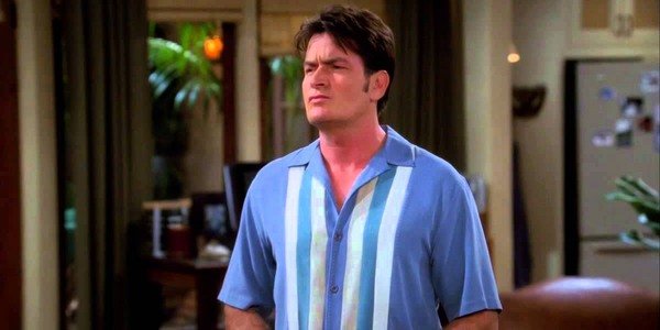 Charlie Sheen in Two And A Half Men