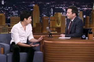 Cole with Jimmy Fallon 