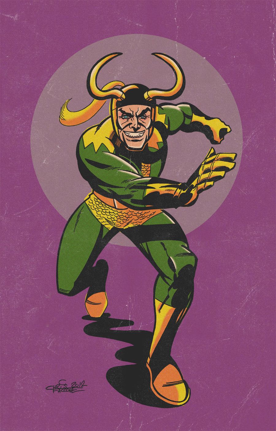 7.The horns on Loki's helmet in the first film were very vertical, which intentionally matched the upward shapes and design of Asgard.