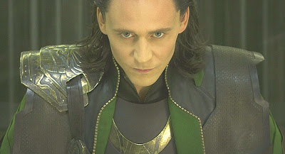 19.However, there are still elements from the "old" Asgardian designs of Dark World, such as Loki's shoulder armor.