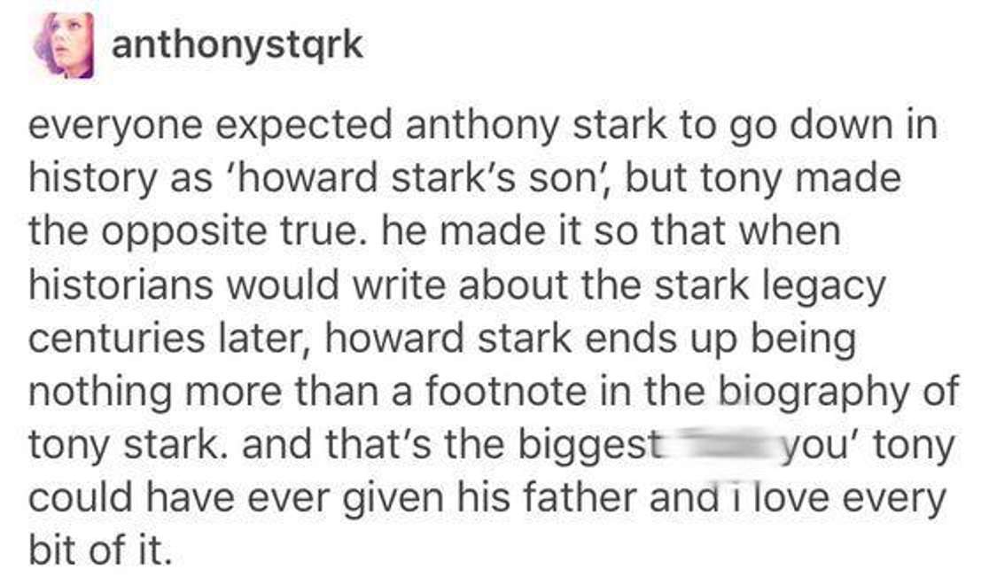 The Stark legacy