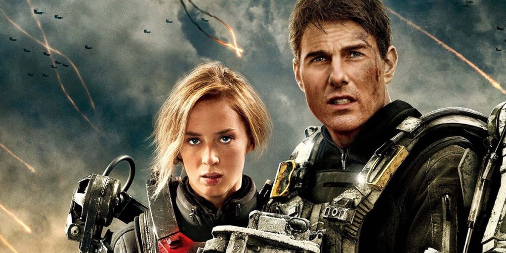 Emily Blunt and Tom Cruise in Edge of Tomorrow