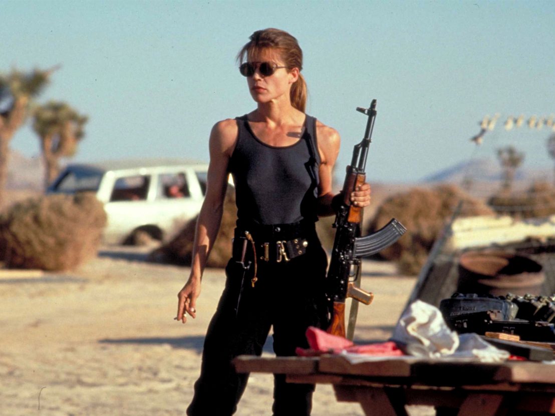 Linda Hamilton in Terminator 2