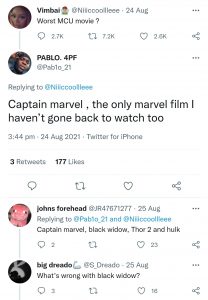 Not revisiting Captain Marvel