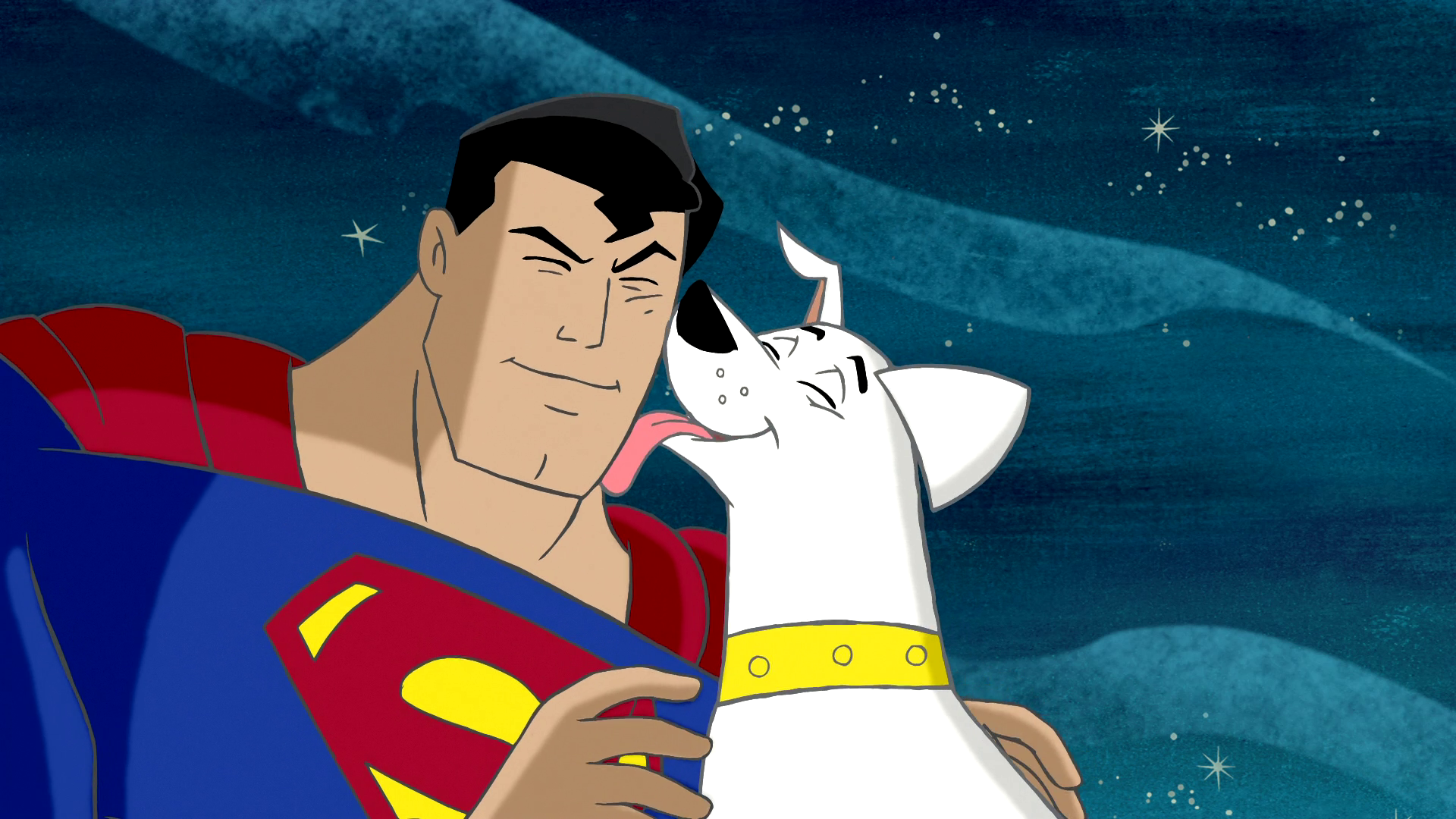 Superman with Krypto