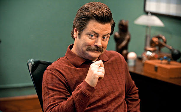 3. Ron Swanson, Parks and Recreation Sitcom Dudes