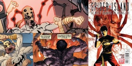 5. During a fight of human-spider hybrids, Iron Fist and Shang-Chi took a huge responsibility to deal with the threats in Manhattan. In the 2911 event, Spider-Island pits Deadly Hand against the Bride of Nine Spiders. All of it was an attempt to save Danny. Thankfully both of them took care of it and reassured the wellness of everyone in Manhattan.