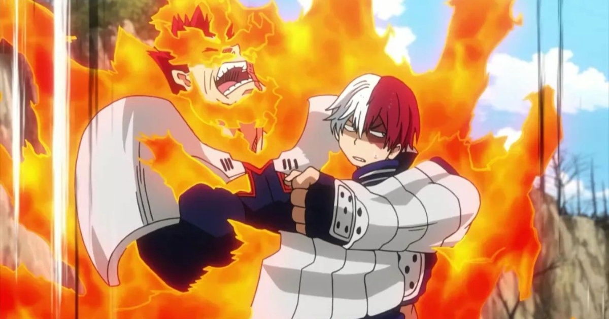 Shoto Todoroki in My Hero Academia