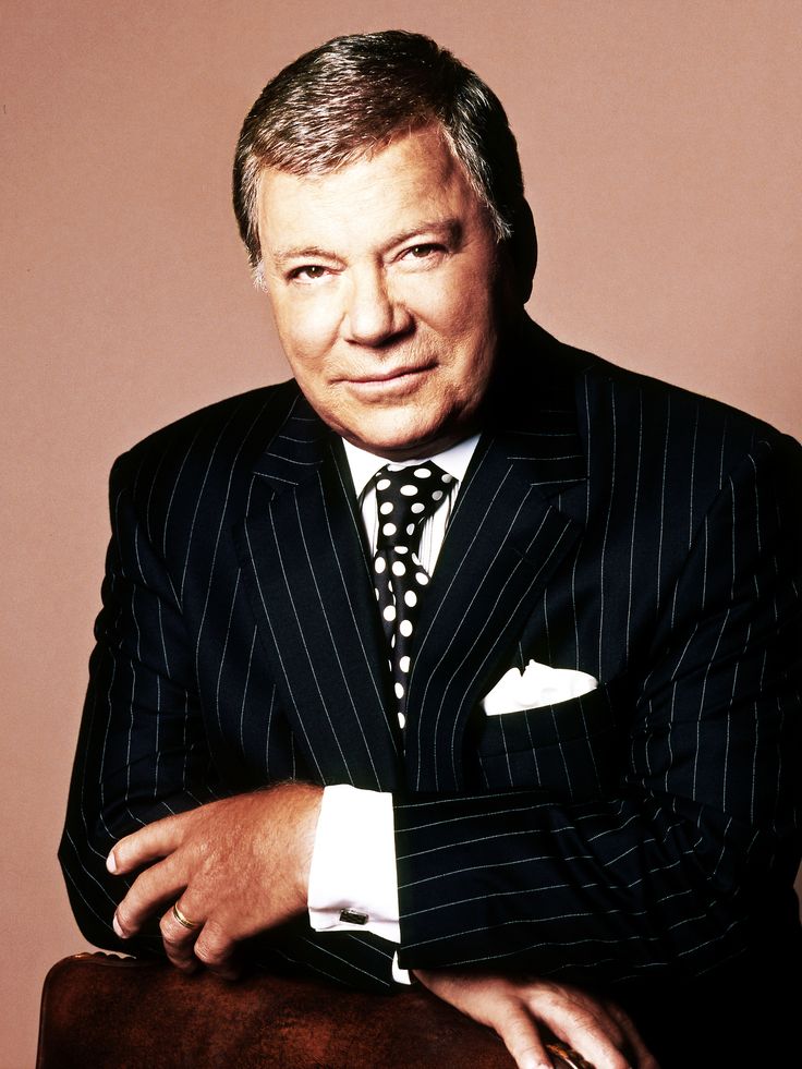 Actor William Shatner from Star Trek series.