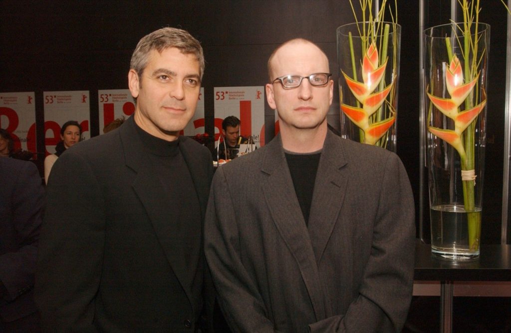 George Clooney with director Steven Soderbergh