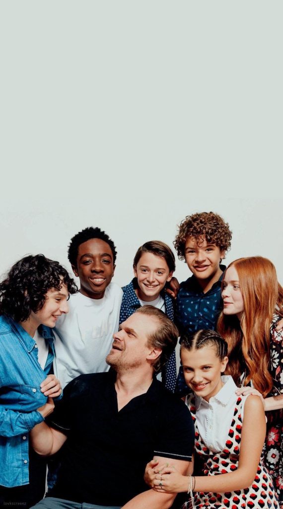 Cast of fantasy show Stranger Things