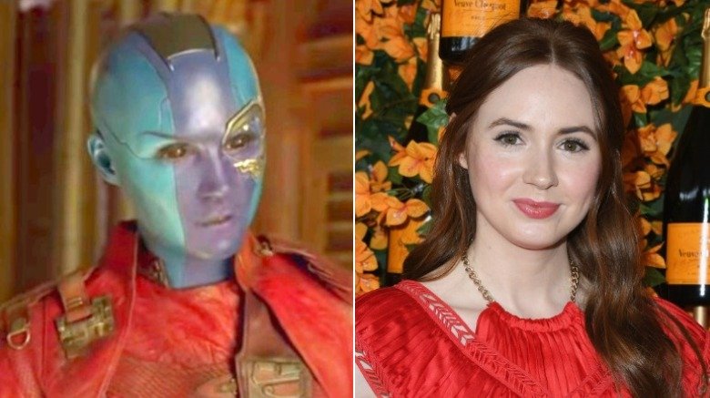 Karen Gillan as Nebula, Thanos' daughter gone good!