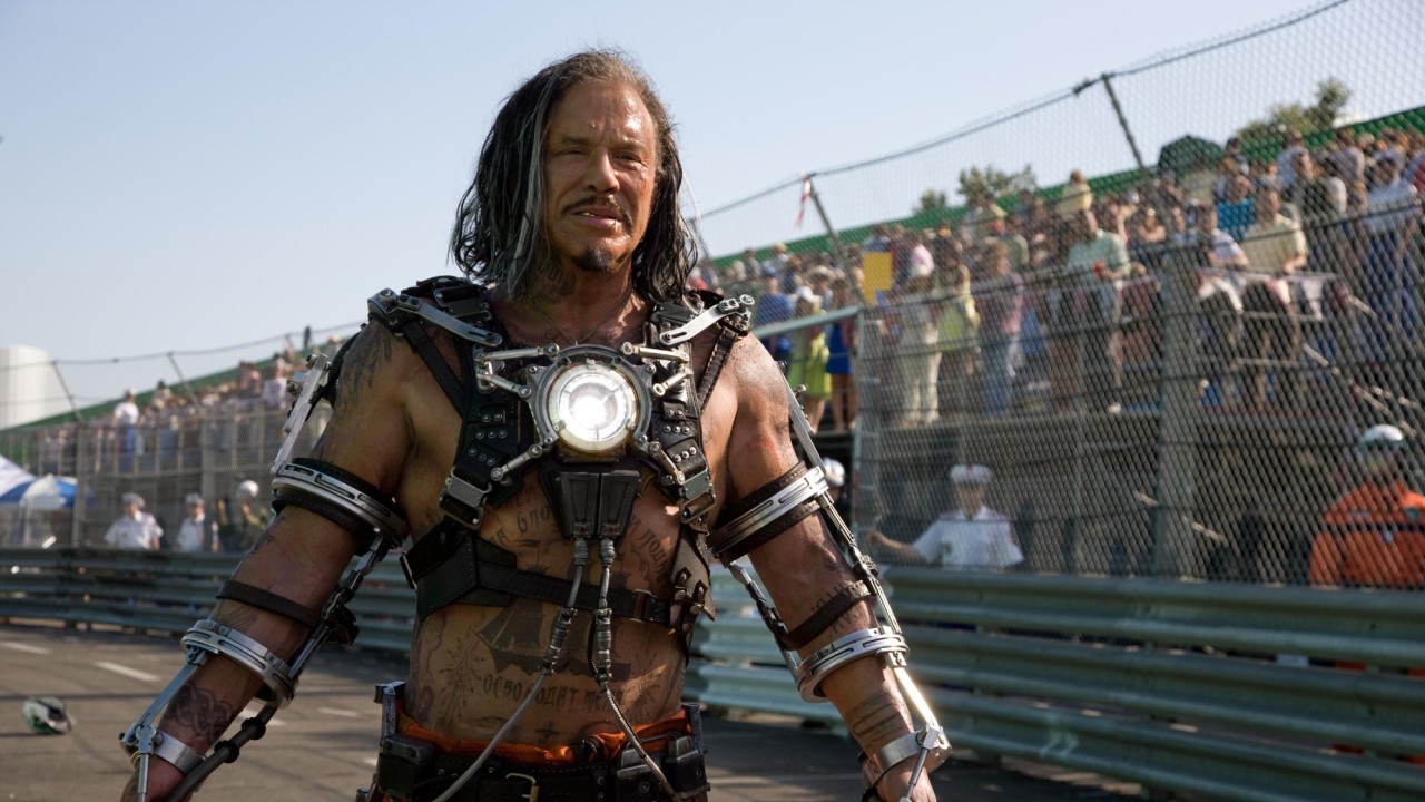 Mickey Rourke is a superhero actors who fought WWE stars