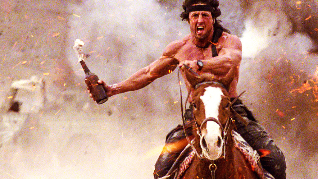 A still from Rambo III