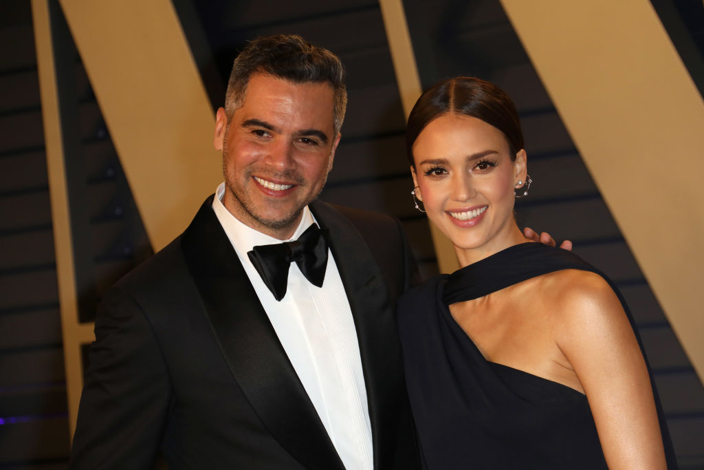 Jessica Alba and film producer husband Cash Warren.