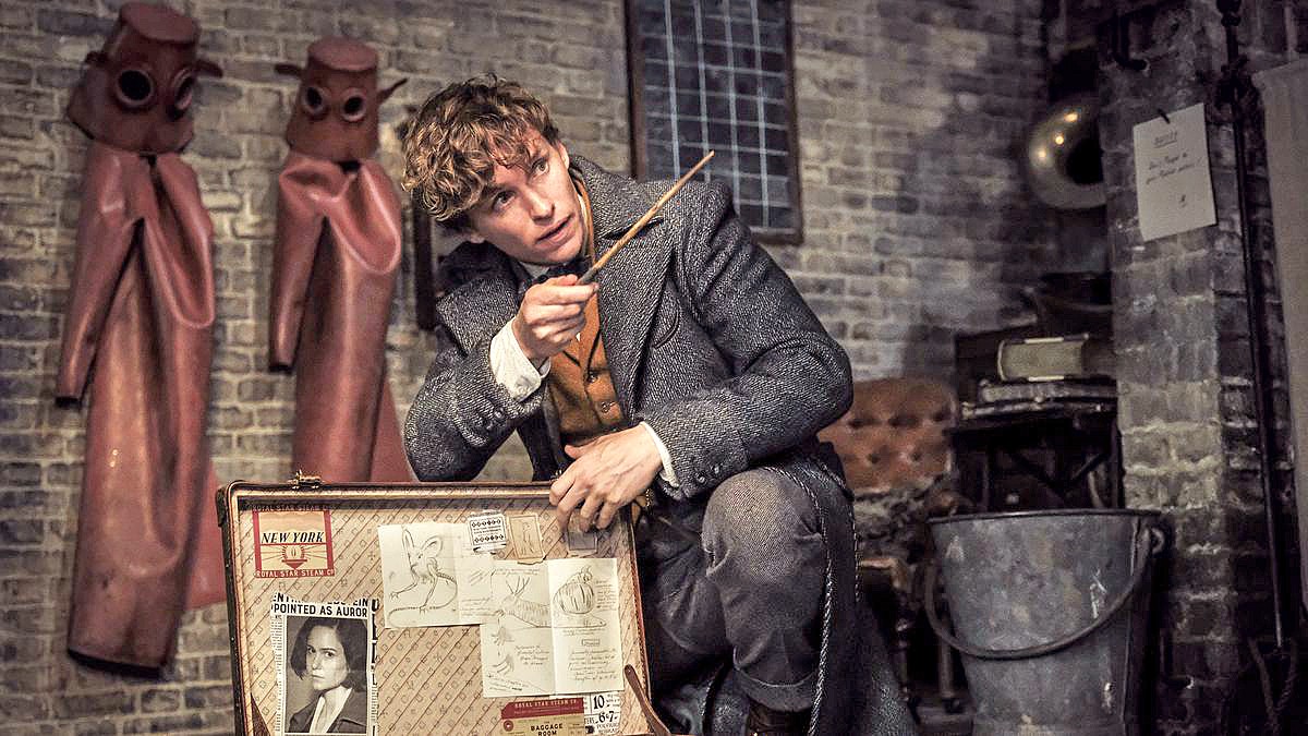 Eddie Redmayne as Newt Scamander in Fantastic Beasts.