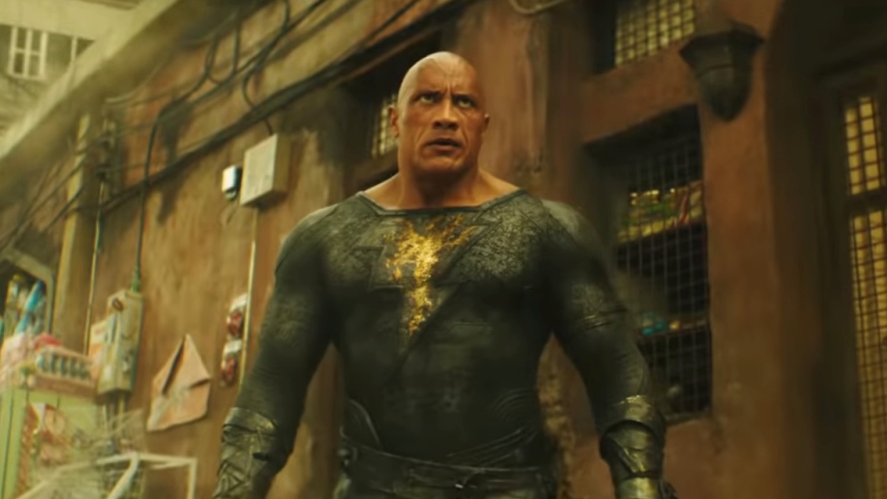 The Rock as Black Adam