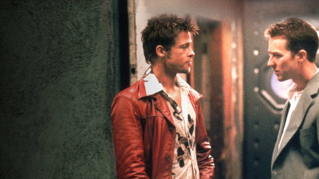 Brad Pitt in Fight Club 