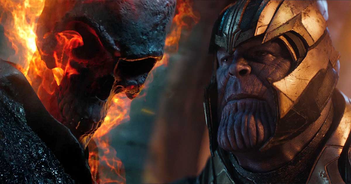 Ghost Rider vs Thanos