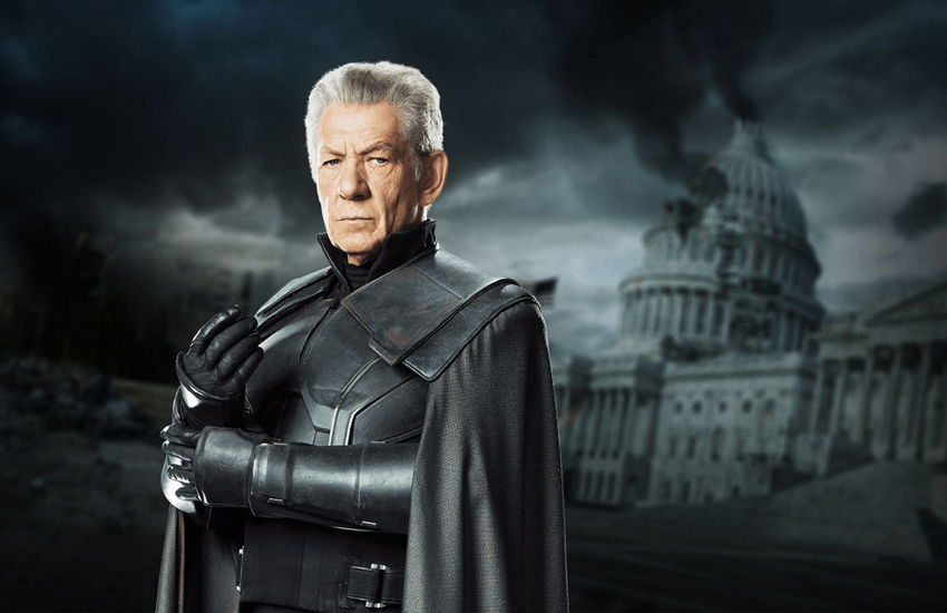 Ian McKellen as the older Magneto in X-Men Days Of Future Past