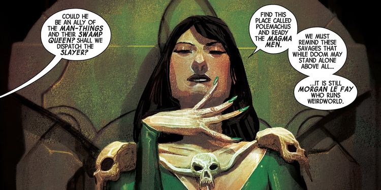 Morgan Le Fay Amber Heard - Marvel Comics