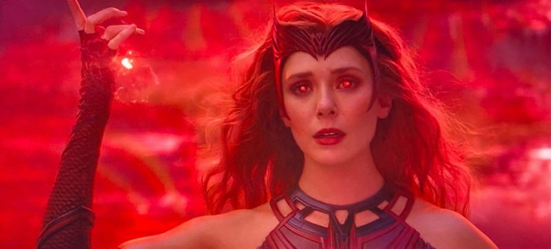 Elizabeth Olsen starring as Wanda Maximoff/Scarlet Witch in Doctor Strange 2.