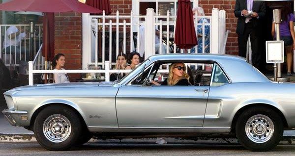 The 1968 Ford Mustang owned by Amber Heard.