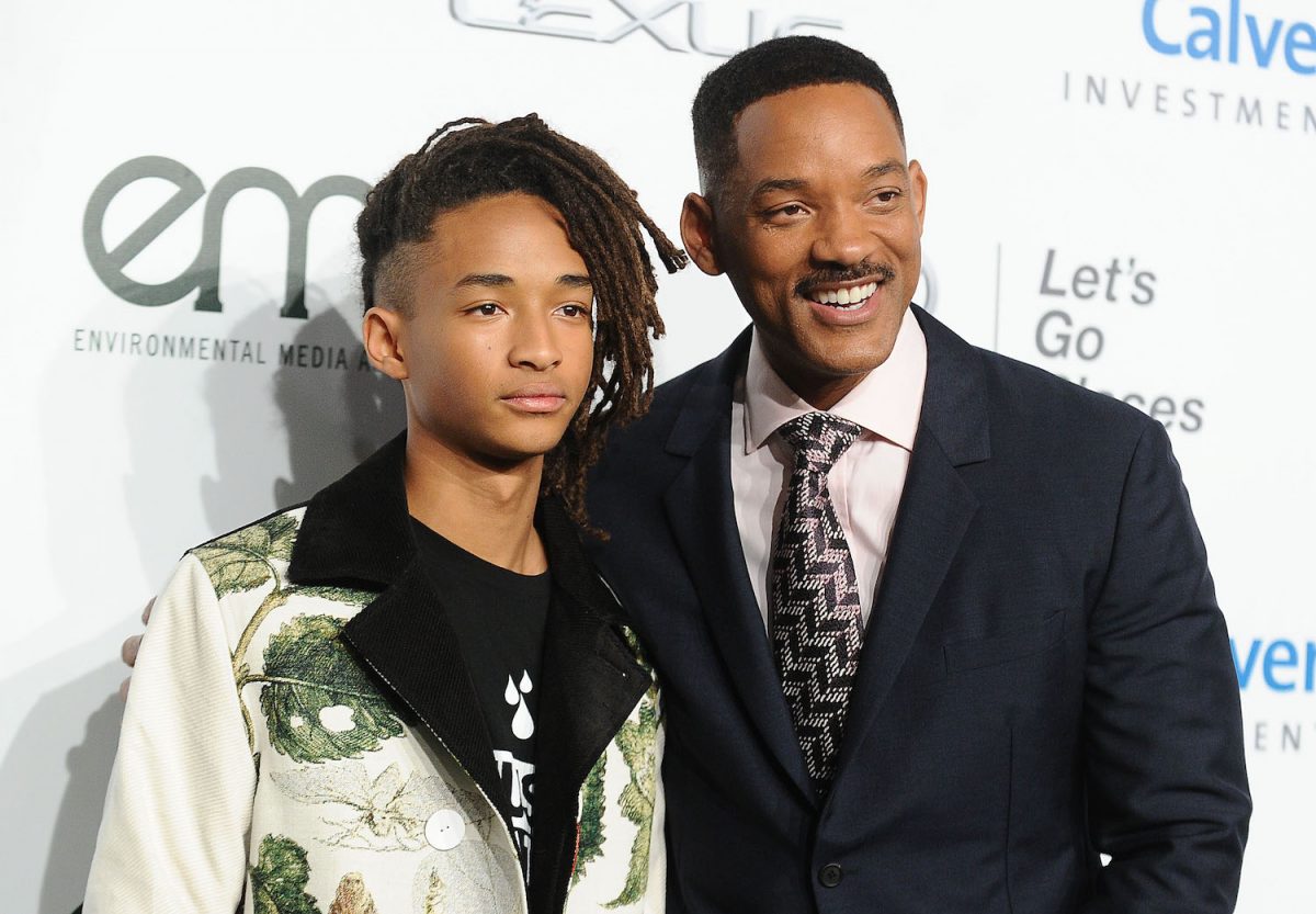 Jaden Smith with his father Will Smith.