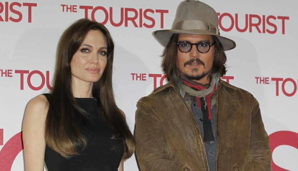 Angelina Jolie and Johnny Depp 